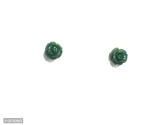Kshitij Jewels Women's Graceful Fancy Alloy Earrings - Green [KJN174]