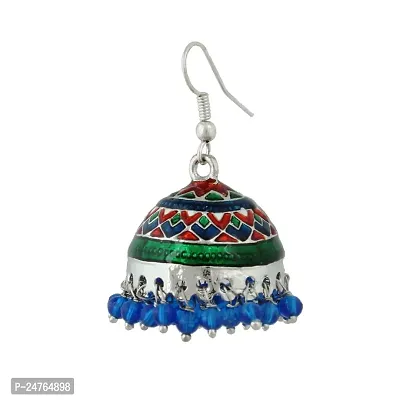 Kshitij Jewels Women's Trendy Earrings - Multi [KJM116]-thumb3