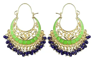 Kshitij Jewels Women's Trendy Alloy Earring - Multi [KJS184]-thumb1