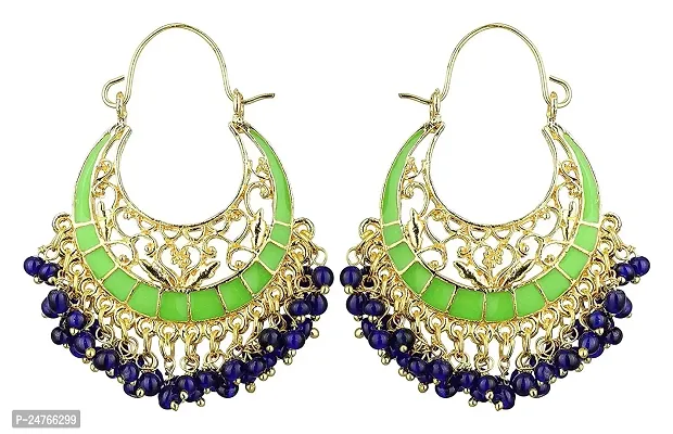Kshitij Jewels Women's Trendy Alloy Earring - Multi [KJS184]-thumb2