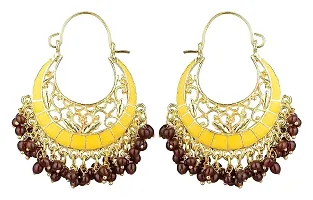 Kshitij Jewels Women's Beautiful Alloy Earring - Multi [KJS398]-thumb1