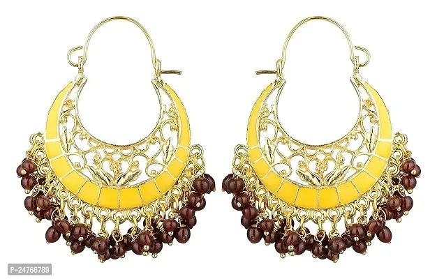 Kshitij Jewels Women's Beautiful Alloy Earring - Multi [KJS398]-thumb2