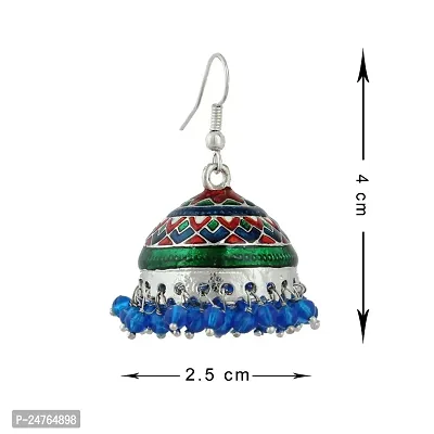 Kshitij Jewels Women's Trendy Earrings - Multi [KJM116]-thumb2