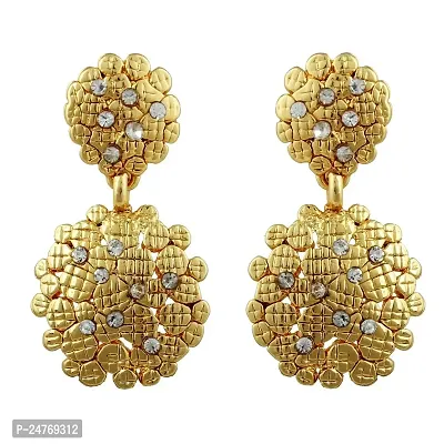 Kshitij Jewels Women's Modern Earring - Gold [KJR010]