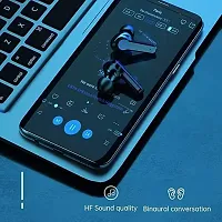 M19 Earbuds TWS Earphone Touch Digital Display Truly wireless Bluetooth Headset  (Black, True Wireless)-thumb2