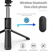 3-in-1 Multi-functional Selfie Stick Tripod Stand Compatible with All Smartphones-thumb2