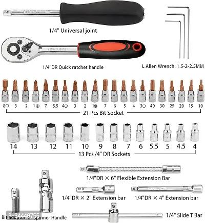 Useful Hardware Tool Kit for Home 46 Pieces-thumb2