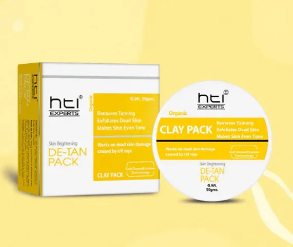 Skin Brightening Detan Clay Pack  50gms