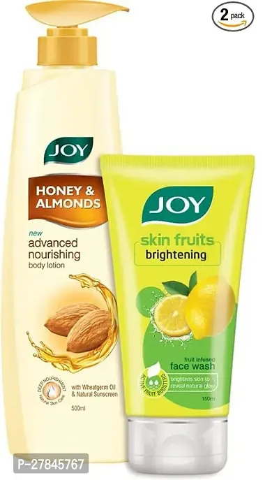 Joy Honey Almonds Advanced Nourishing Body Lotion For Winters 750ml Non Sticky Body Moisturizer With Vitamin E Natural Sunscreen Winter Body Lotion For Dry Skin-thumb0