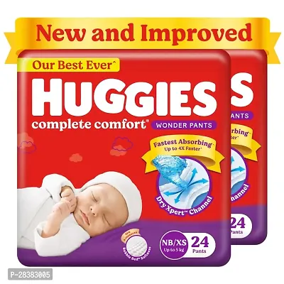 Huggies Complete Comfort Wonder Pants XS 24 Count - Pack Of 2