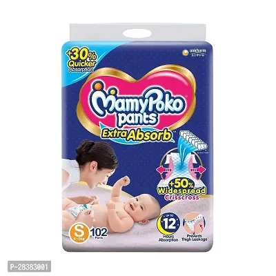 MamyPoko Pants Extra Absorb Baby Diapers XS Count 102