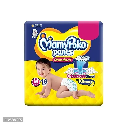 MamyPoko Pants Standard Diapers Medium 16 Count