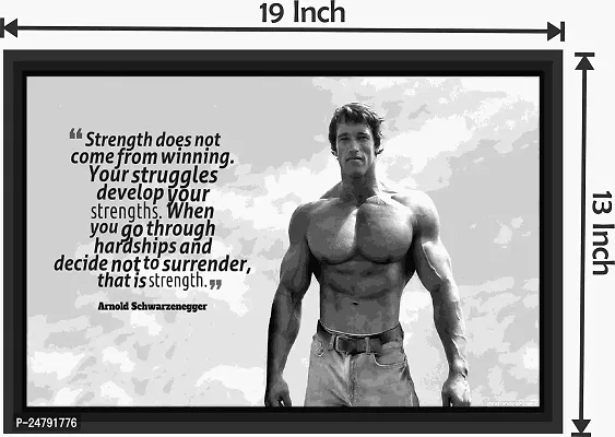 Inkart Wall Photo Frame (13x19 Inches) for Home  Office (Arnold Quotes)-thumb2