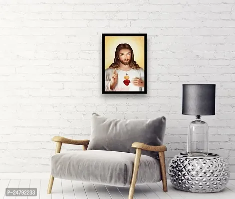 Inkart Prints Home D?cor Wall Photo Frame, 13x19 Inches (Jesus Christ D.No-01)-thumb3