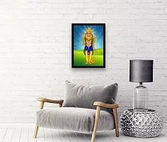 God Narsimha Bhagwan Religious Home Decoration Wall Photo Frame (13x19 Inches)-thumb2