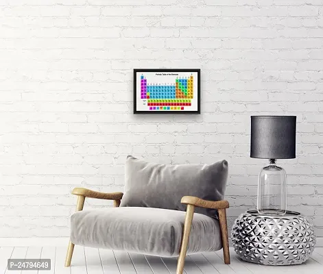 Periodic Table, Home Decoration Black Color Wall Photo Frame (13X19 Inches) for Home  Office-thumb3