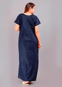 Elegant Cotton Printed Nighty For Women-thumb1