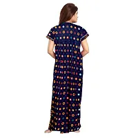 Elegant  Cotton Printed Nightdress For Women-thumb1