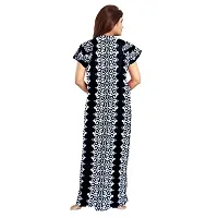 Elegant Multicolored Cotton Printed Nightdress For Women Pack Of 2-thumb2