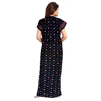 Elegant Cotton Printed Nighty For Women-thumb1