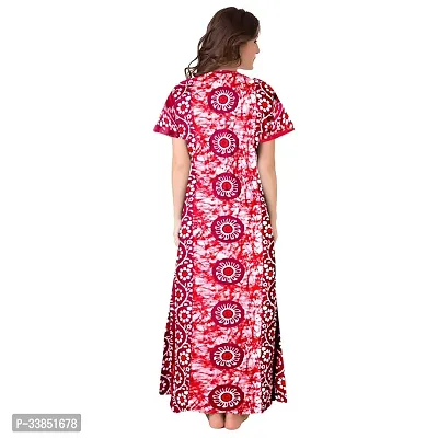 Elegant Cotton Printed Nighty For Women-thumb2