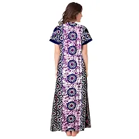 Elegant Cotton Printed Nighty For Women-thumb1