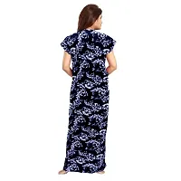 Elegant Multicolored Cotton Printed Nightdress For Women Pack Of 2-thumb3