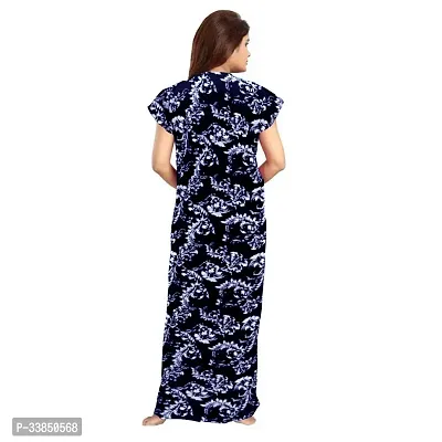 Elegant Multicolored Cotton Printed Nightdress For Women Pack Of 2-thumb4