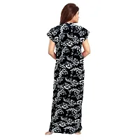 Elegant Multicolored Cotton Printed Nightdress For Women Pack Of 2-thumb2