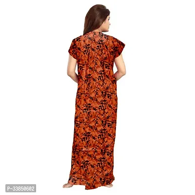 Elegant  Cotton Printed Nightdress For Women-thumb2