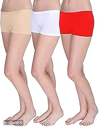 Ladies Microfibre No Visible Panty Line Shorts Stretch Brief pants