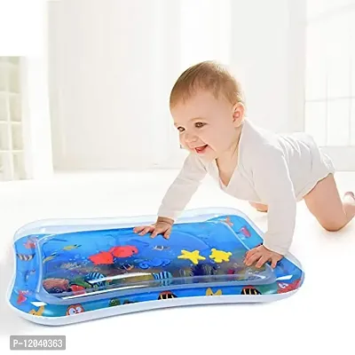 ASJAR Baby Kids Water Play Mat Toys Inflatable Tummy Time Leakproof Water Play Mat, Fun Activity Play Center Indoor and Outdoor Water Play Mat for Baby-thumb3