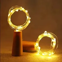 Asjar Battery Powered Copper Wire 10 Meter 100 LED's Fairy String Lights for Home Decoration, Diwali, Christmas Tree Decoration Lights Festival Rice Ferry Light - Warm White Pack of 2-thumb3