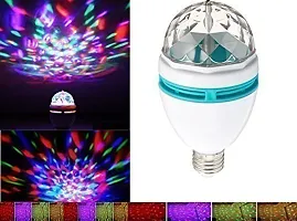 Asjar MYLTA 360 Degree LED Crystal Rotating Bulb Magic Disco LED Light,LED Rotating Bulb Lamp for Party/Home/Diwali Decoration-thumb4