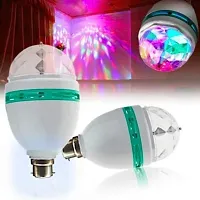 Asjar MYLTA 360 Degree LED Crystal Rotating Bulb Magic Disco LED Light,LED Rotating Bulb Lamp for Party/Home/Diwali Decoration-thumb3