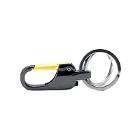 ASJAR Permium Quality Double Ring | Hook Keychain | Keychain For Car/Bike/Home/Keys (8012)-thumb1