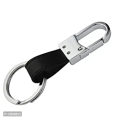 ASJAR Permium Quality Double Ring | Hook Keychain | Keychain For Car/Bike/Home/Keys (3605)-thumb0