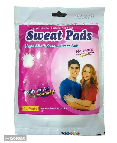 Asjar Disposable Underarm Sweat Pads (Combo Pack of 10)-thumb3