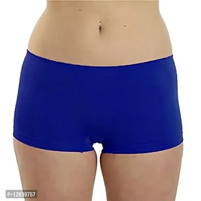 Tempting Drawstring Side Cover Up Shorts without Panty (Royal Blue