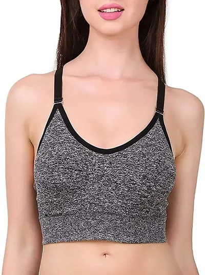 Classic Blend Solid Cami Bra for Women