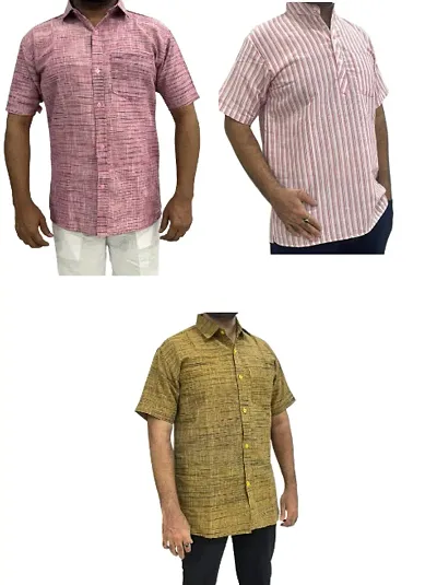 Hot Selling Cotton Short Sleeves Casual Shirt 