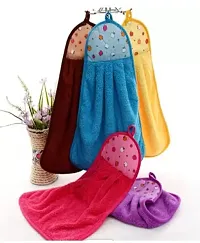 Hanging Micro Fiber Hand Towel For Wash Basin Kitchen Pack Of 3-thumb3