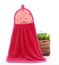 Hanging Micro Fiber Hand Towel For Wash Basin Kitchen Pack Of 4-thumb3