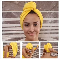 Womens Microfiber Hair Drying Towels Quick Dry Hair Hat Drying Shower Head Towels Wrapped Bath Cap Anti Frizz Hair Care Dryer Towel for Women Girl Wet/Long/Curly/Thick Hair Shower Caps PACK OF 1PCS-thumb2