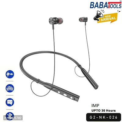 Truly Wireless Bluetooth Neckband With Mic