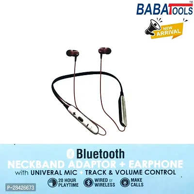 Truly Wireless Bluetooth Neckband With Mic