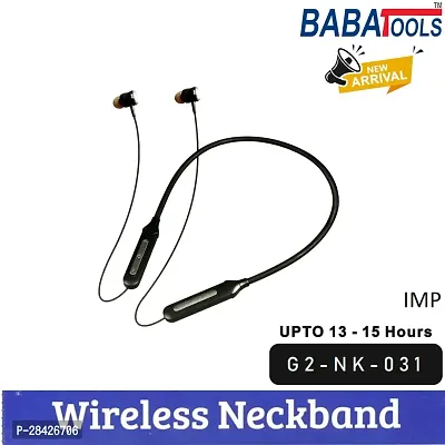 Truly Wireless Bluetooth Neckband With Mic-thumb0