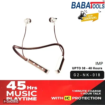 Truly Wireless Bluetooth Neckband With Mic