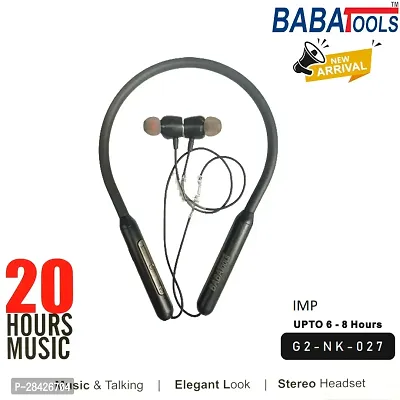 Truly Wireless Bluetooth Neckband With Mic