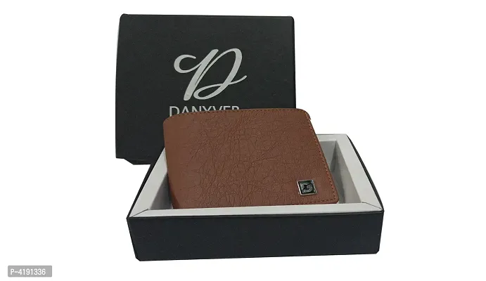Tan Artificial Leather Wallet For Men
